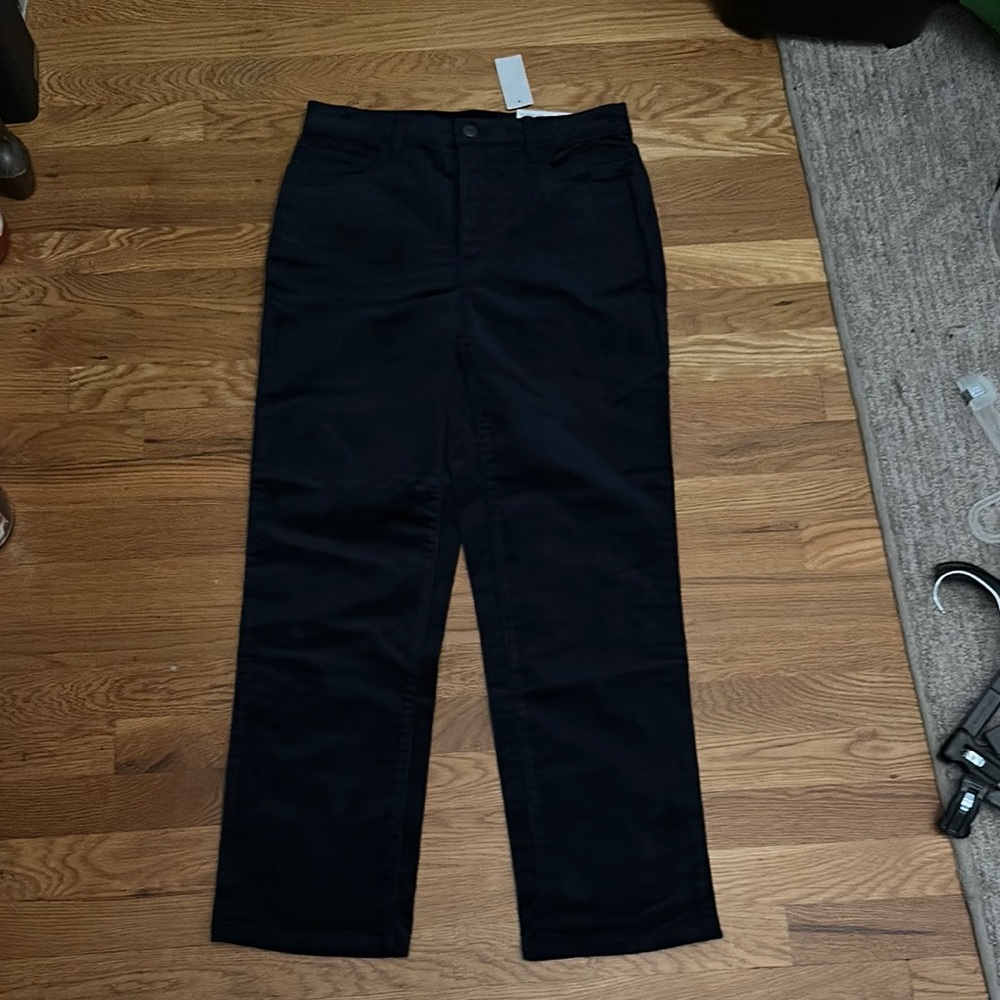 Women’s Black Corduroy Cropped Pants